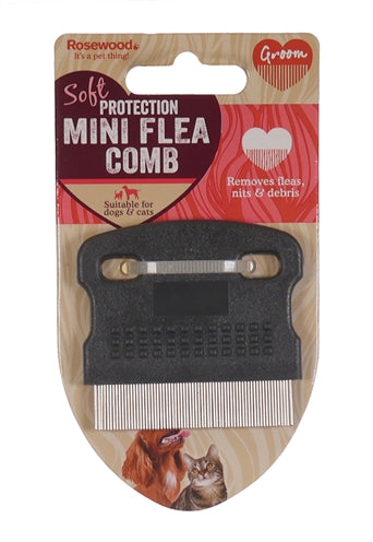 Peigne anti-puces en bois de rose