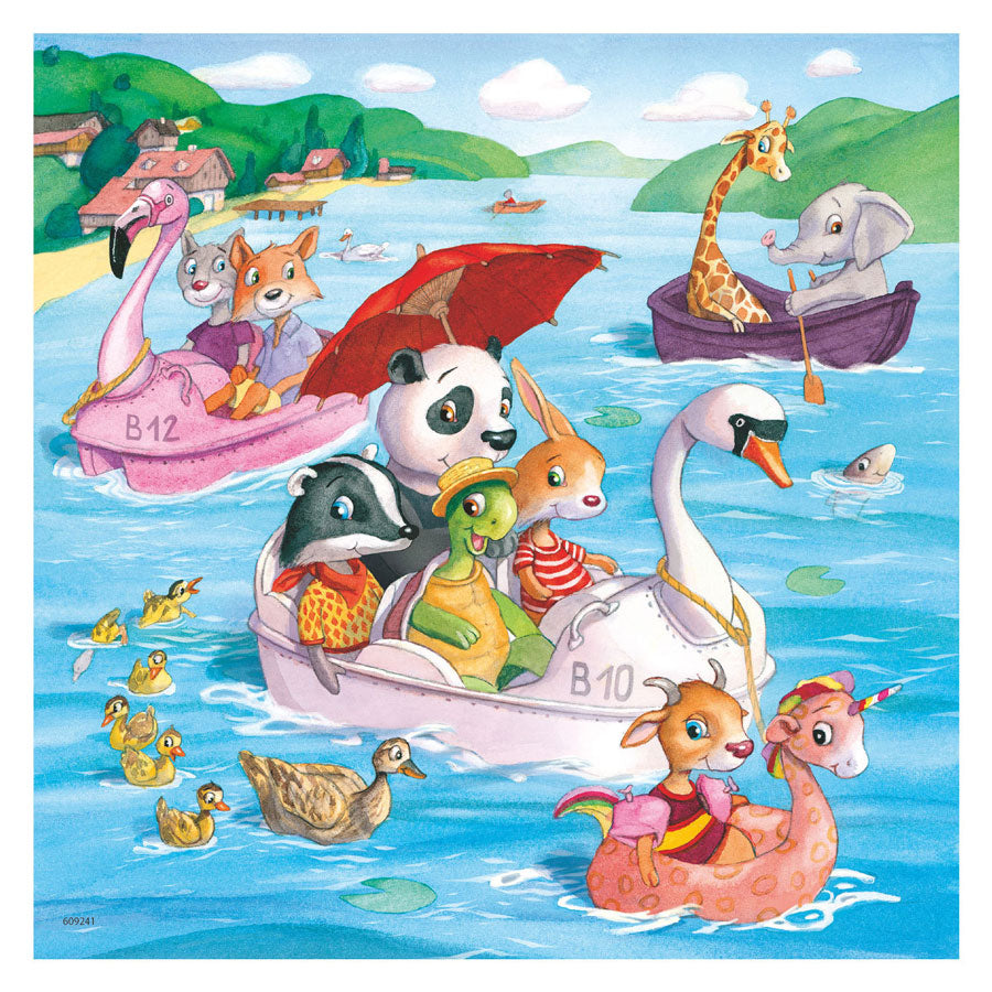 I veicoli d'acqua Ravensburger giocano il puzzle 3x49st.