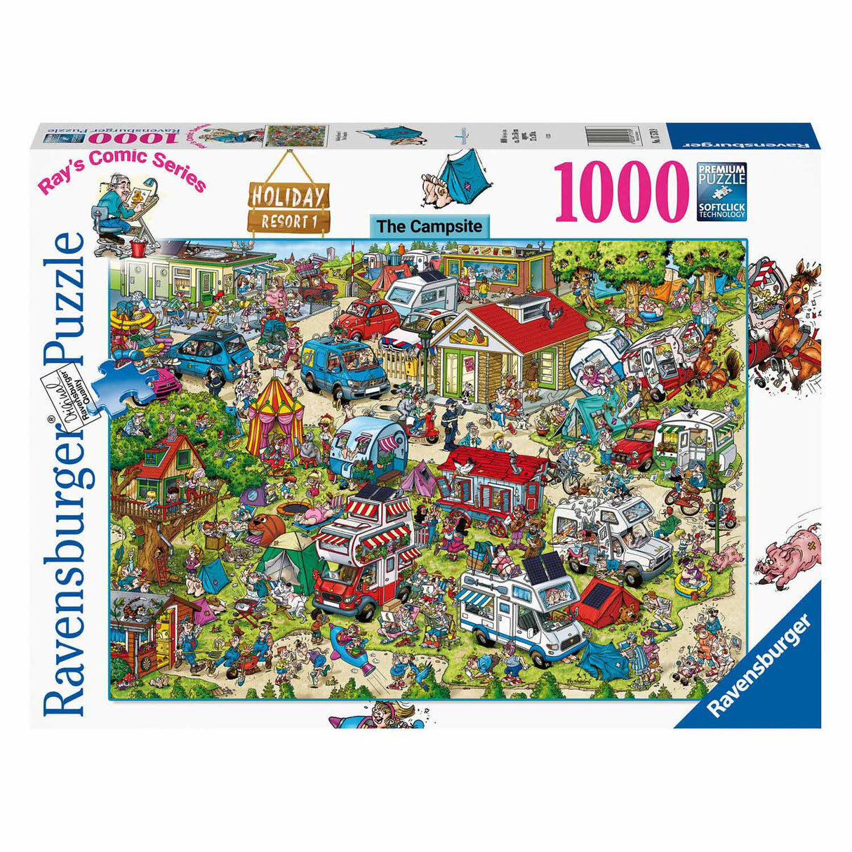 Ravensburger Holiday Resort 2 The Campsite LEGPUZZEL, 1000st.