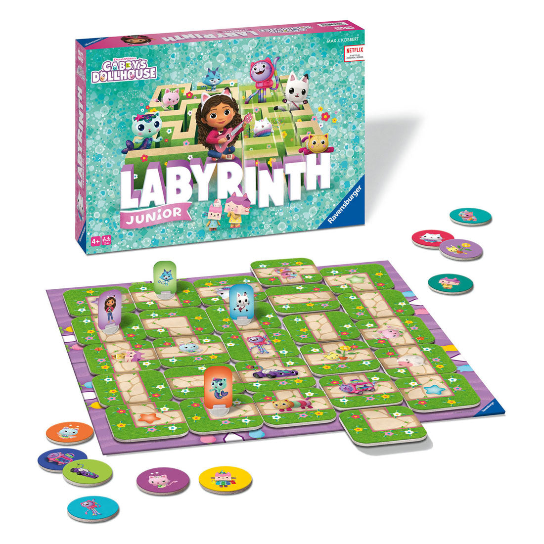 Ravensburger Gabby's Popp vun de Popp vun de Socker Laybinth Board Spill