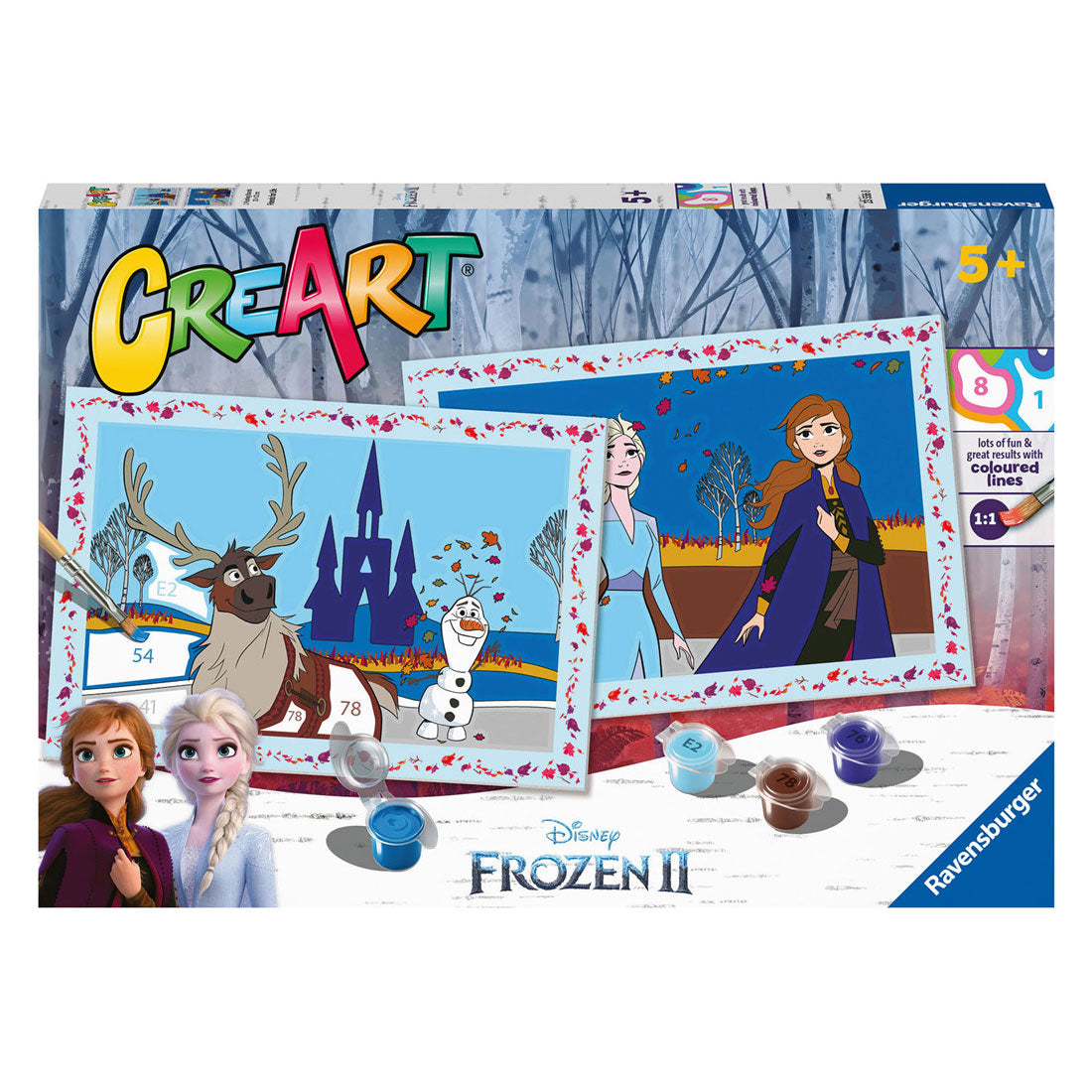 Ravensburger Creart Maleri med nummer frosset 2