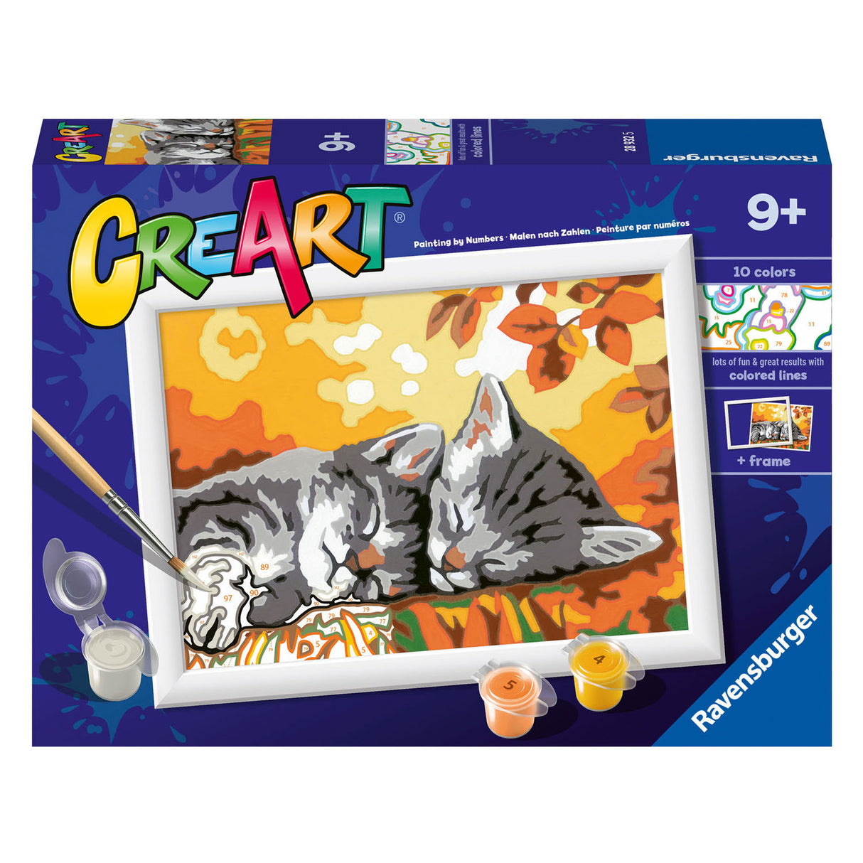 Ravensburger Creart peinture au numéro d'automne chaton