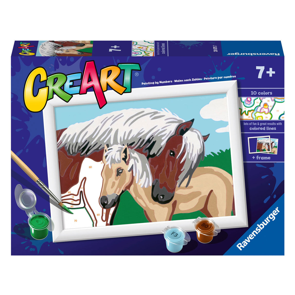 Ravensburger Creart Painting on Song Mother and Foal