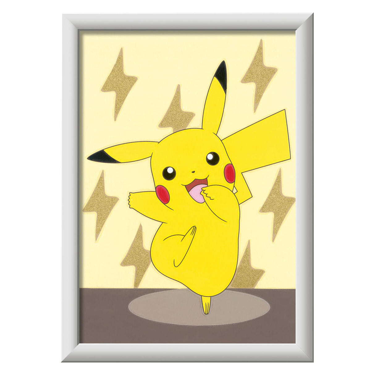 Ravensburger crart målning på sång pikachu pose