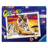 Ravensburger Crart Målning på Number Majestue Tiger