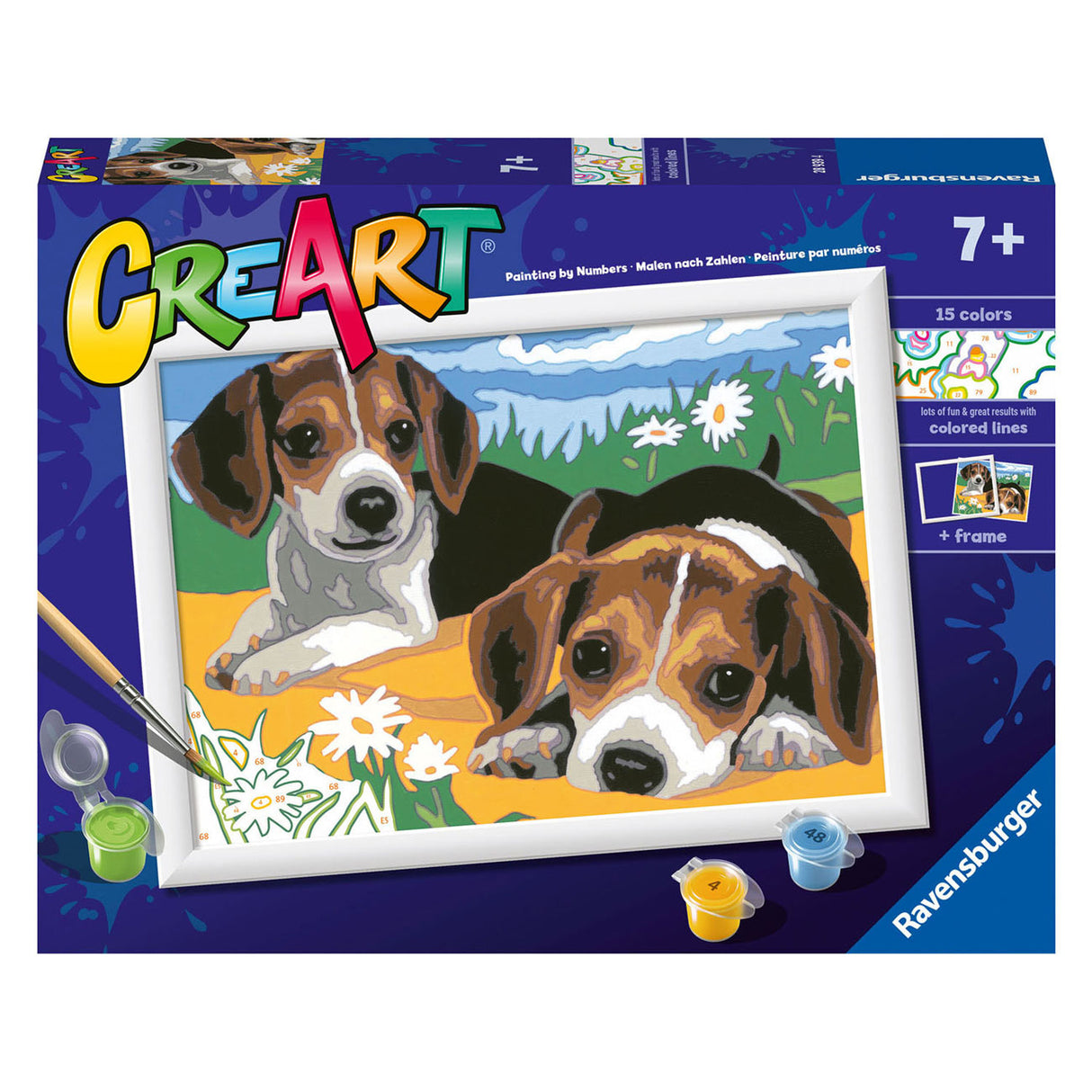 Ravensburger Creart Painting su Number Beagle Puppes