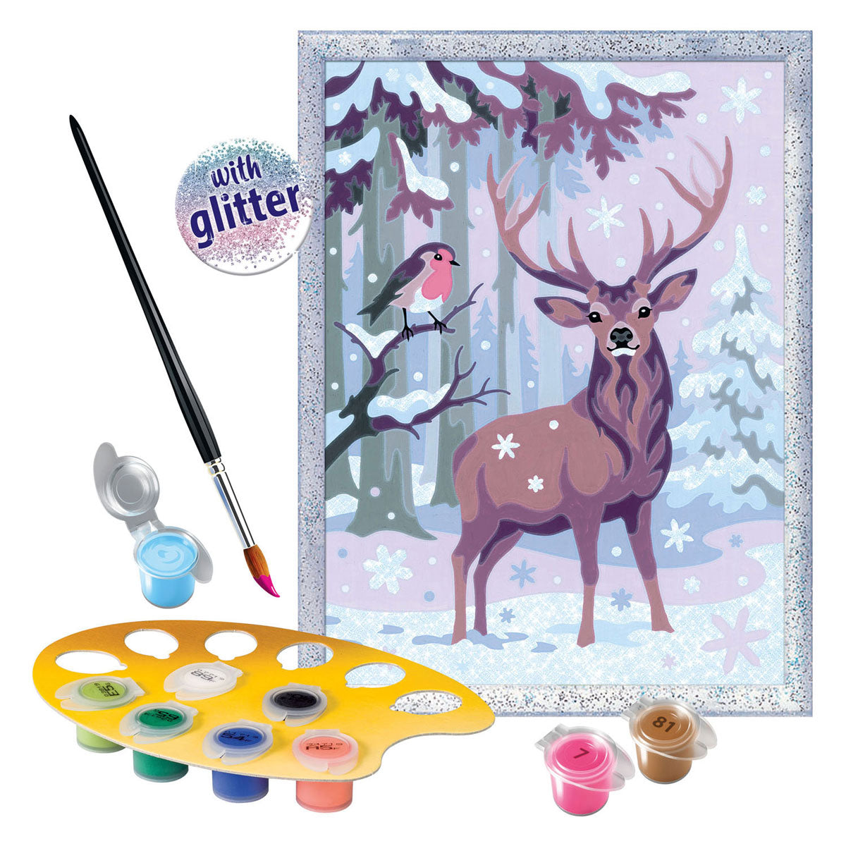 Ravensburger Pintura Creart en Number Festive Friends