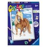 Ravensburger Crect Painting według numeru Het Koninklijke Horse