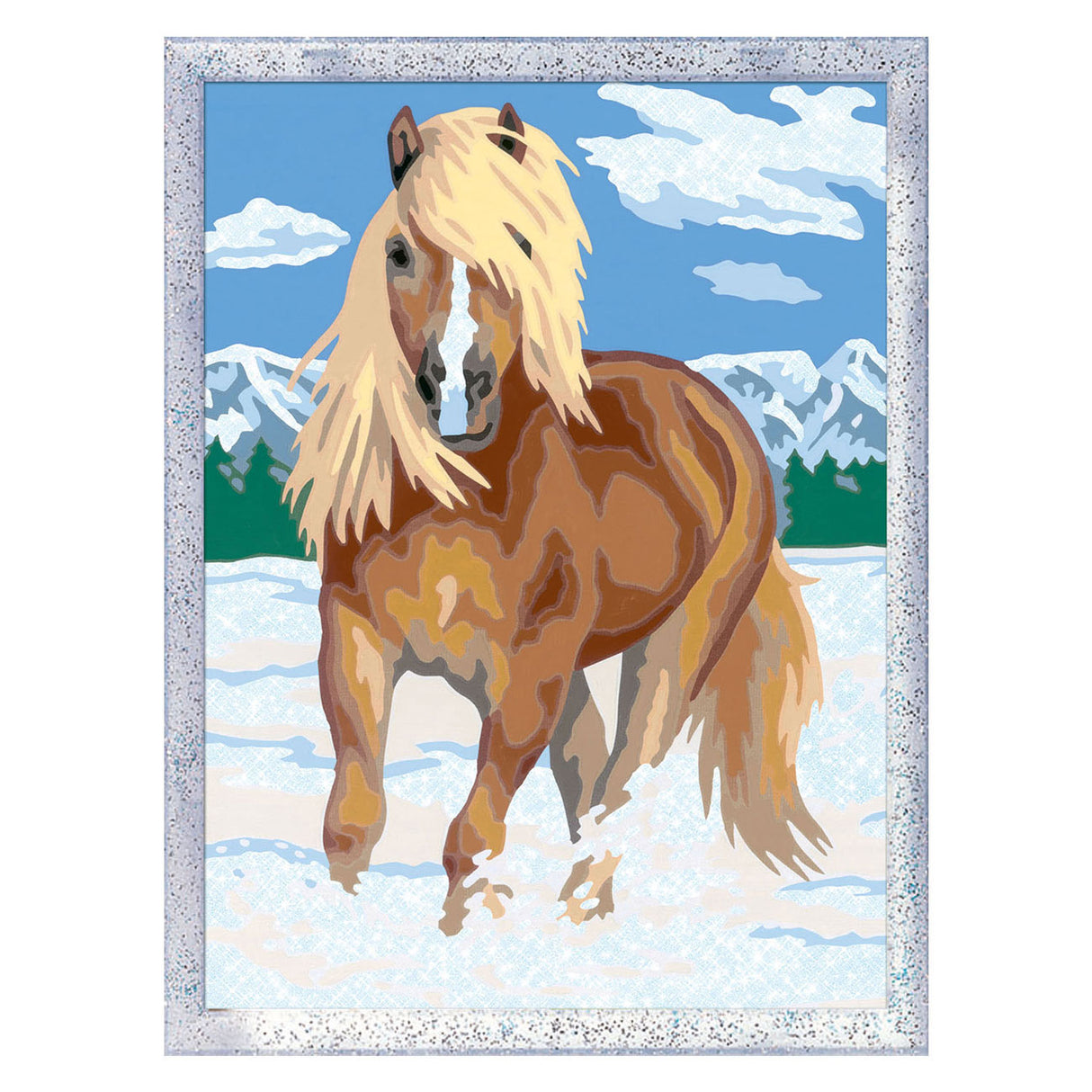 Ravensburger Crect Painting według numeru Het Koninklijke Horse