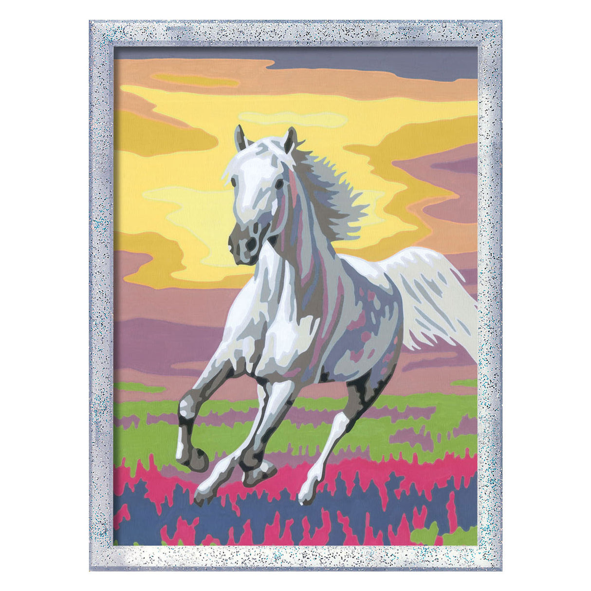Ravensburger Creart peinture au numéro - cheval au coucher du soleil