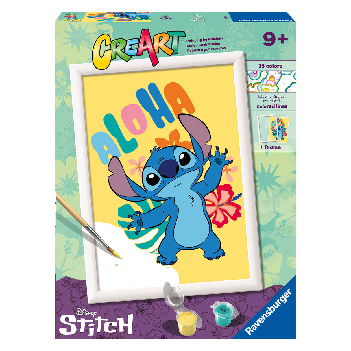 Ravensburger Creart Pintura de la canción Aloha Stitch