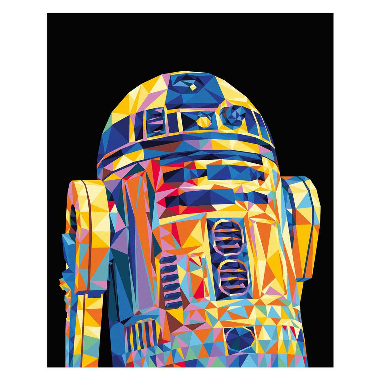 Ravensburger Creart Maleri på Number Star Wars R2 D2