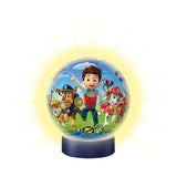 Ravensburger 3d Puzzle Paw Patrol Night lampe, 72st.