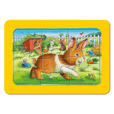 Ravensburger Jigsaw Puzz mes amis animaux, 3x6st.