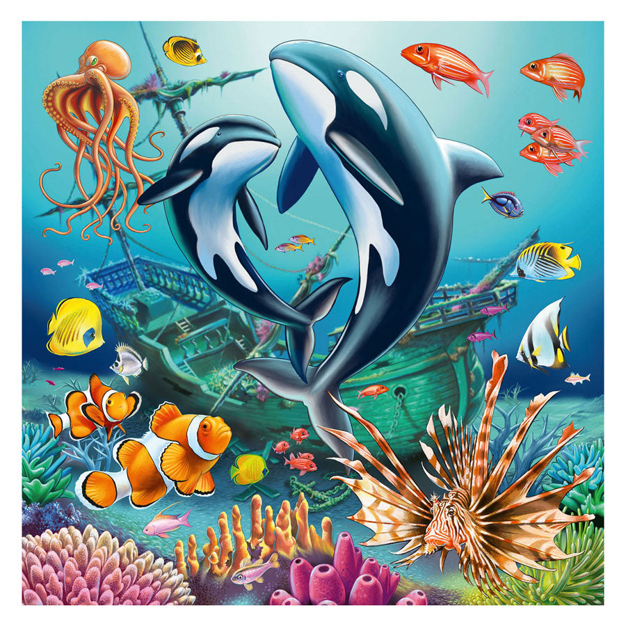 Ravensburger puzzle sous-marin 3x49 pièces