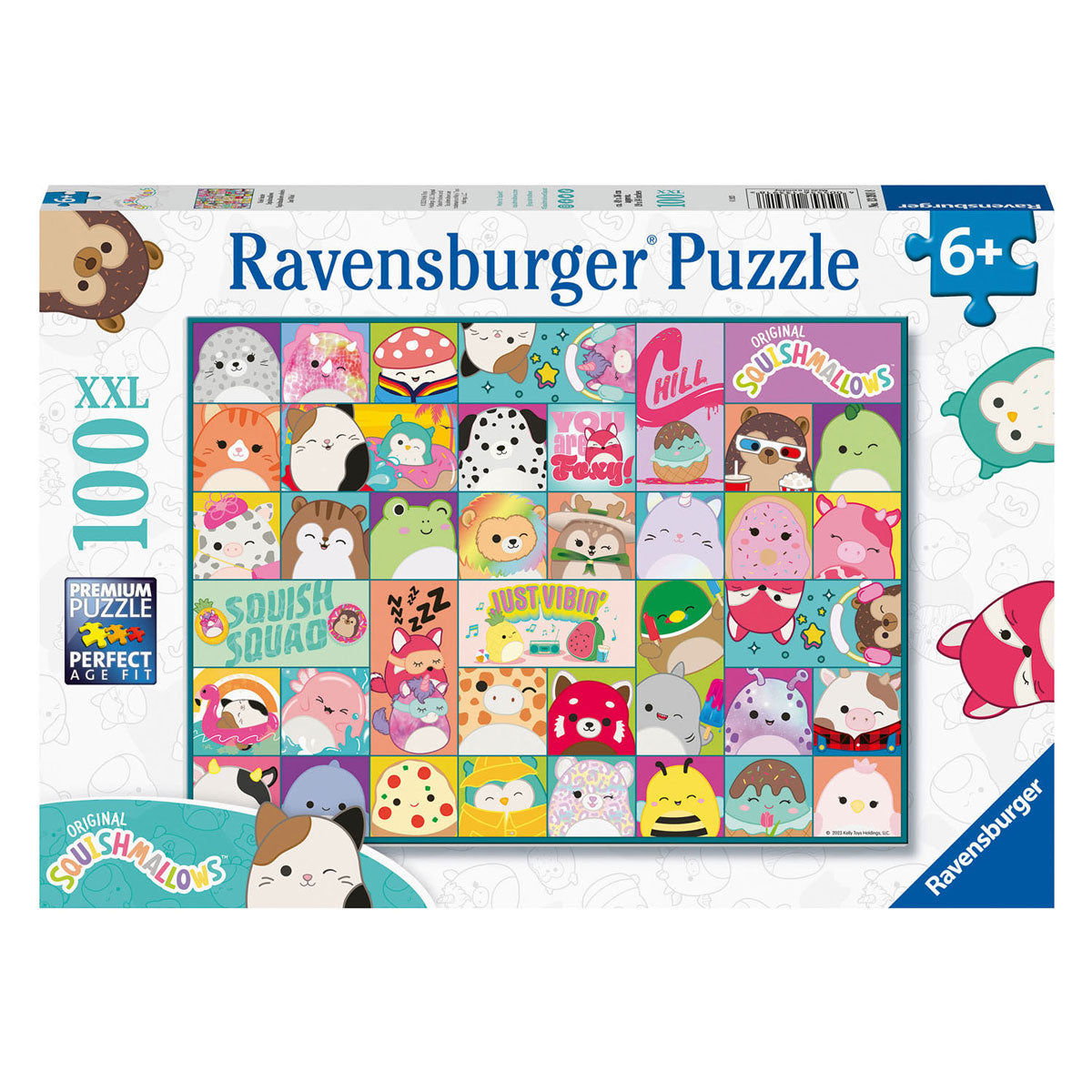 RAVENSBURGER JIGSAW Puzzle XXL SQUISHMALLOWS, 100 °.