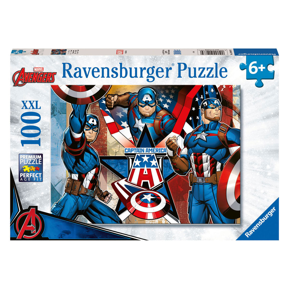 Ravensburger Jigsaw Puzzle XXL Captain America, 100.