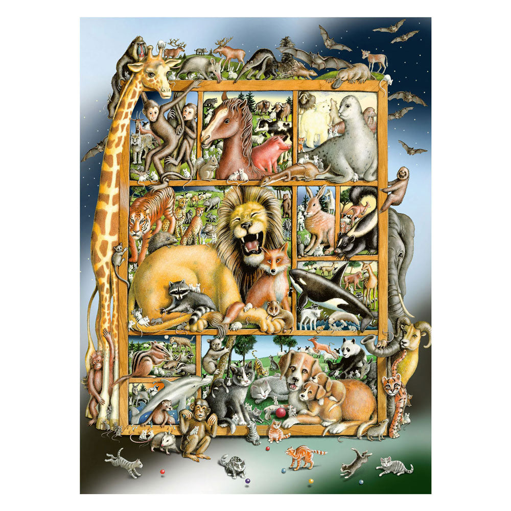 Ravensburger puzzle collage d'animaux - puzzle - 100 pièces xxl