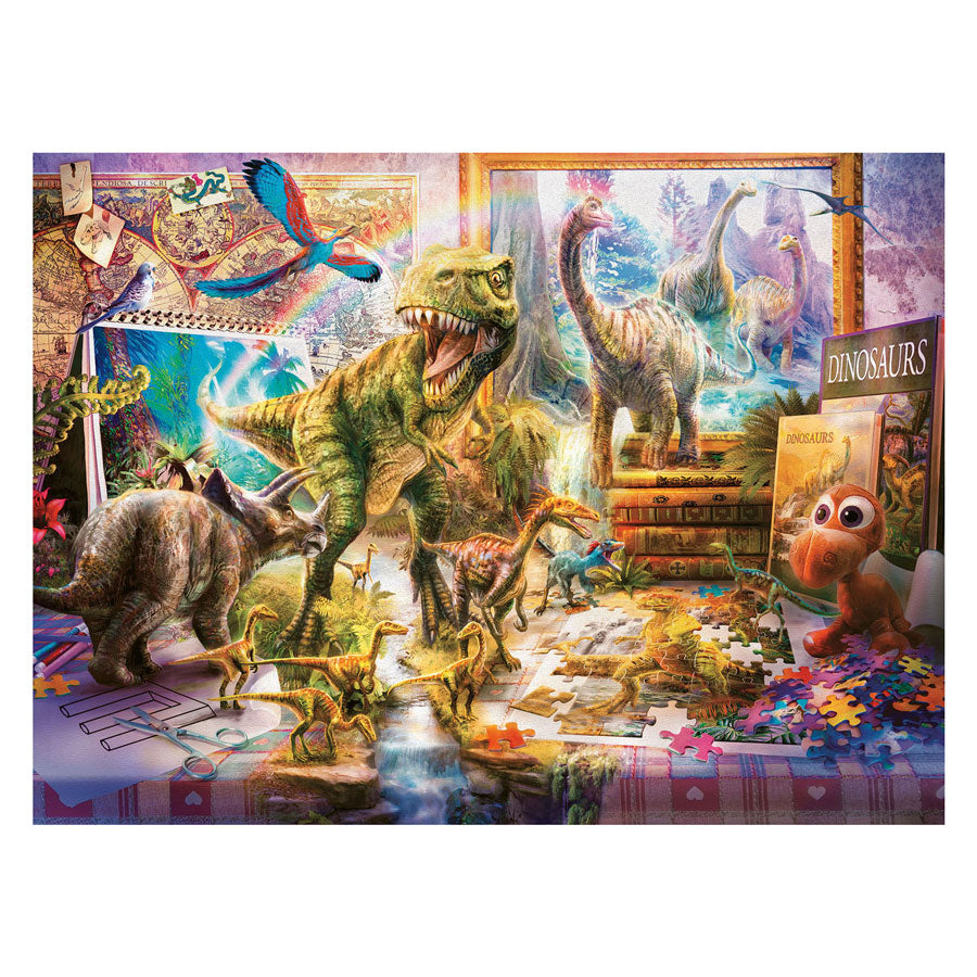 Ravensburger Jigsaw Puzzle XXL Dino and Toys, 100e.