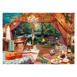 Ravensburger Jigsaw Puzzle Cozy Camping, 500º.