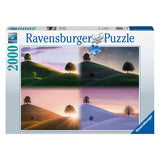 Ravensburger legpuzzel stemmingsvolle bomen en bergen, 2000st.