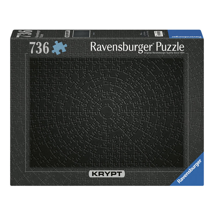 Ravensburger Jigsaw Puzzle krypt schwaarz, 736st.