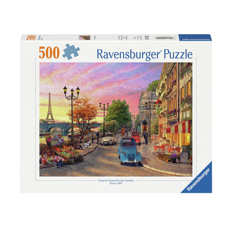 Atmosfera serale di Ravensburger puzzle a Parigi, 500 °.