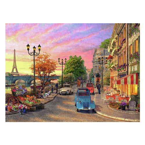 Ravensburger puzzle Paris ambiance soirée 500 pièces paysage.