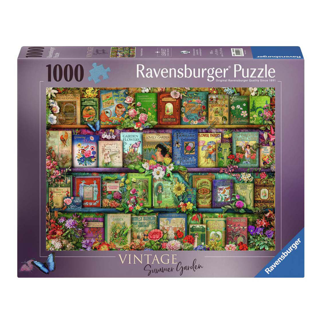 Ravensburger Puzzle Puzzle Vintage Garden Books, 1000st.