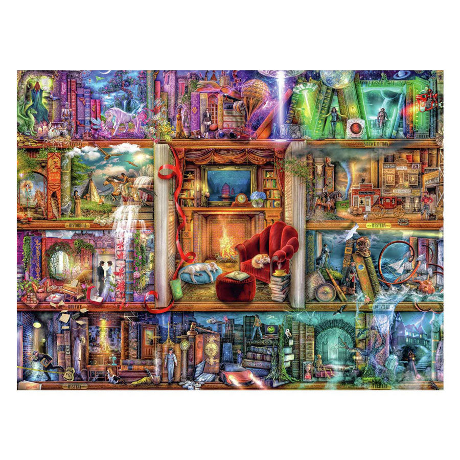 Ravensburger Jigsaw Puzzle La gran biblioteca, 1500 °.