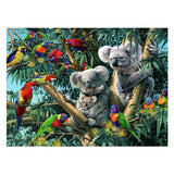 Ravensburger puzzle animaux koalas dans l'arbre - 500 pièces.