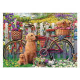 Ravensburger puzzle jardin de chiens - puzzle 500 pièces animaux.