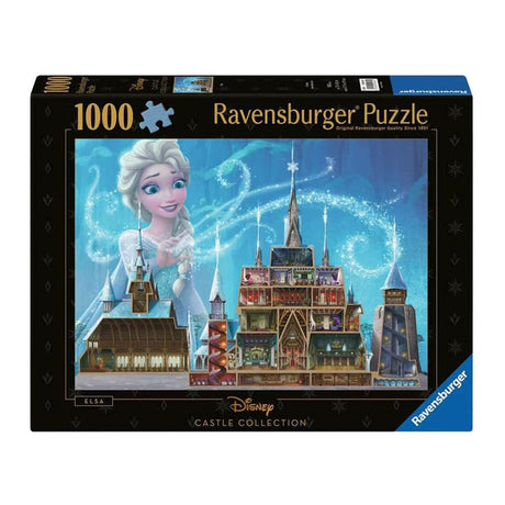 Puzzle Ravensburger Châteaux Disney Elsa - Puzzle 1000 pièces.