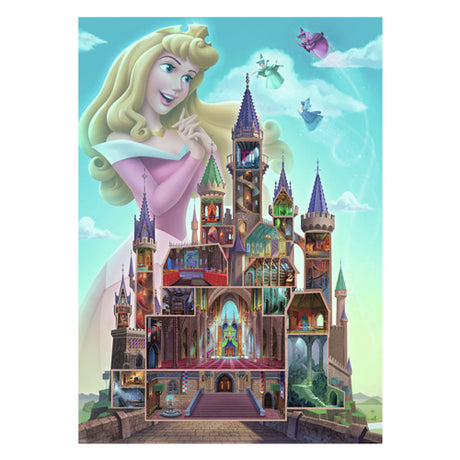 Ravensburger Puzzle Puzzle Disney Castles Aurora, 1000st.