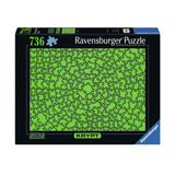 Ravensburger Jigsaw Puzzle Krypt Neon Green, 736st.