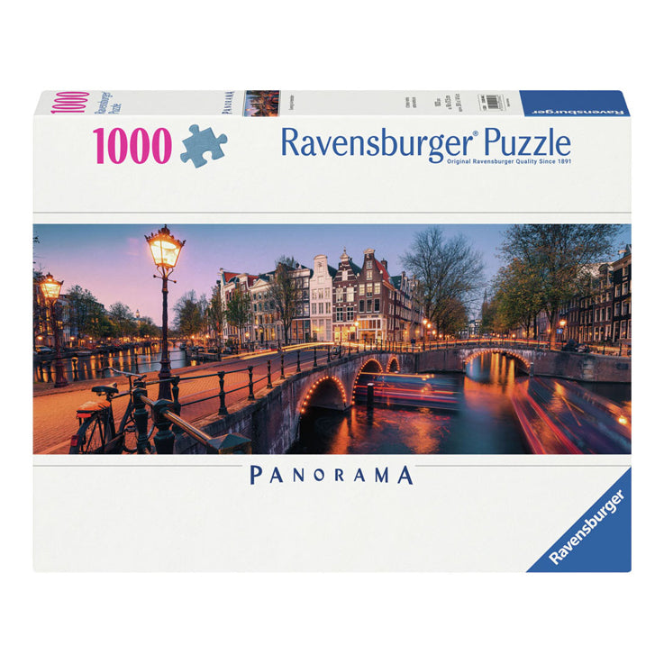 Ravensburger Jigsaw Puzzle Evening i Amsterdam, 1000st.