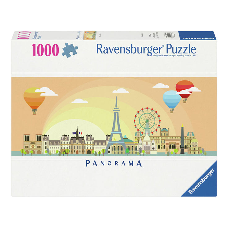 Ravensburger legpuzzel een dag in parijs, 1000st.