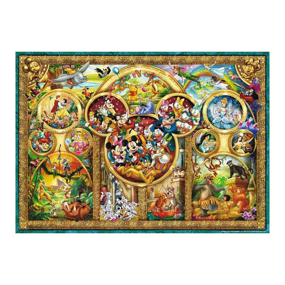 Ravensburger Jigsaw Puzzzel déi schéinste Disney Themen, 1000st.