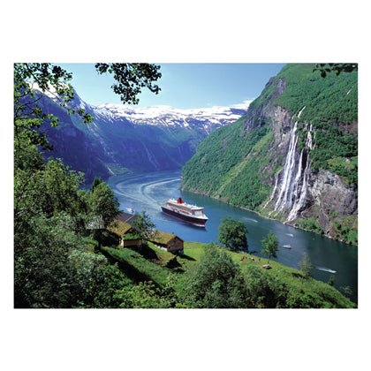 Ravensburger jigsaw puzzle Norwegian Fjord, 1000st.