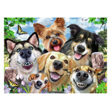 Ravensburger jigsaw puzzle cheerful dogs, 1000st.