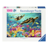 Ravensburger jigsauw Puzzle blo Ënnerwaasser Welt, 1000st.