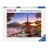 Ravensburger jigsaw puzzle cherry blossom near Fuji Berg, 1000st.