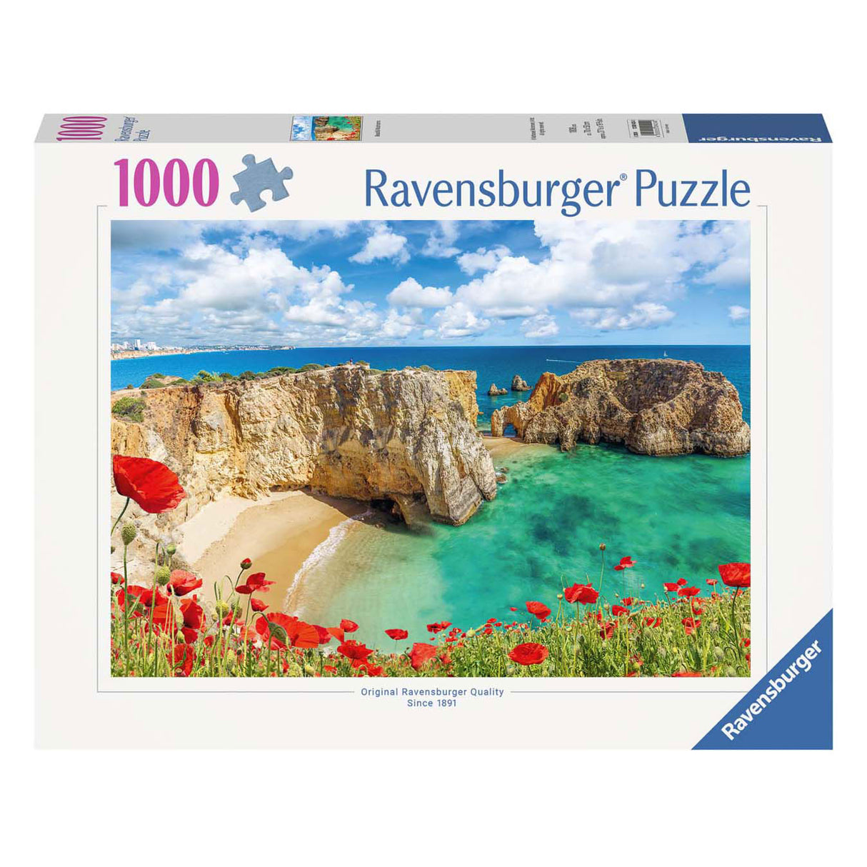 Ravensburger Jigsaw Puzzle Poppes i Algarve Portugal, 1000st.