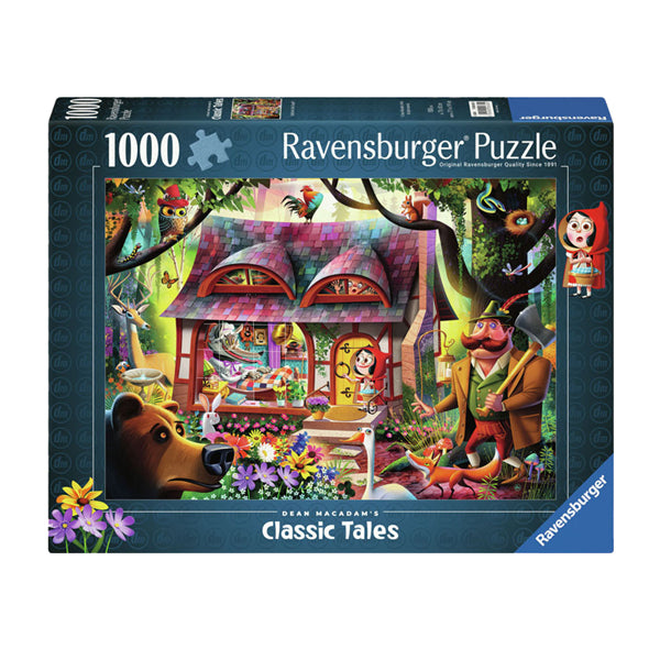 Ravensburger Juice Puzzle Little Red Riding Hood og De Wolf, 1000st.