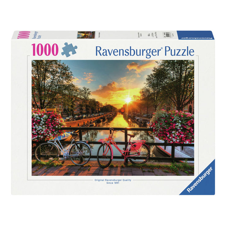 Ravensburger Jigsaw Puzzle Bicycles i Amsterdam, 1000st.