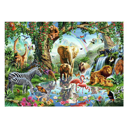 Ravensburger puzzle puzzle aventure dans la jungle - 1000 pièces animaux.