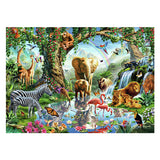 Ravensburger puzzle puzzle aventure dans la jungle - 1000 pièces animaux.