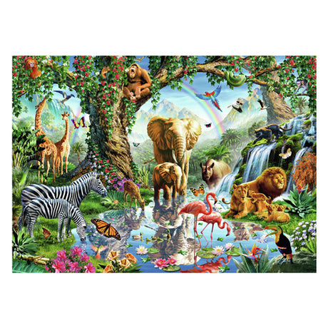 Ravensburger puzzle puzzle aventure dans la jungle - 1000 pièces animaux.