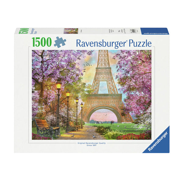 Ravensburger Jigsaw Puzzle in Love in Paris, 1500.