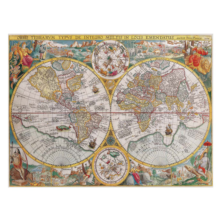 Ravvensburger Jigsaw Puzzle World Map 1594, 1500st.